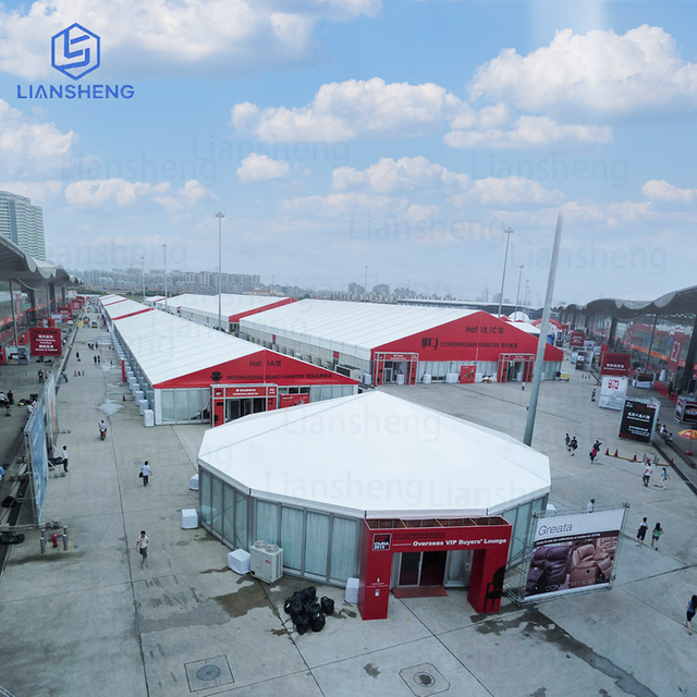 خيمة حدث خارجي فاخر للمعرض التجاري الكبير