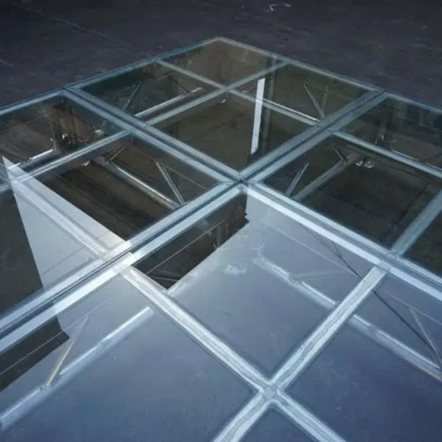 مرحلة الزفاف المصنوعة من الألومنيوم والزجاج المحمول القابلة للطي