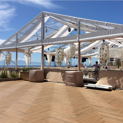 خيمة كنيسة كبيرة بإطار من الألومنيوم للحدث في الهواء الطلق خيام سرادق 15 × 30 م