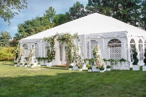 ما حجم الخيمة التي تحتاجها لـ 100 ضيف؟