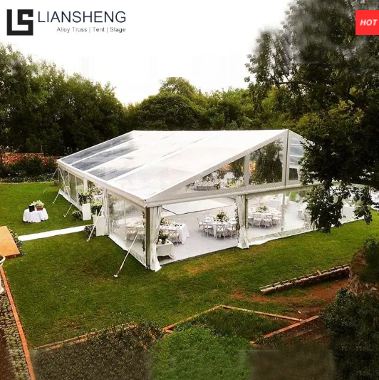 خيمة كريستال بلازا 25x45 م خارجية بانورامية