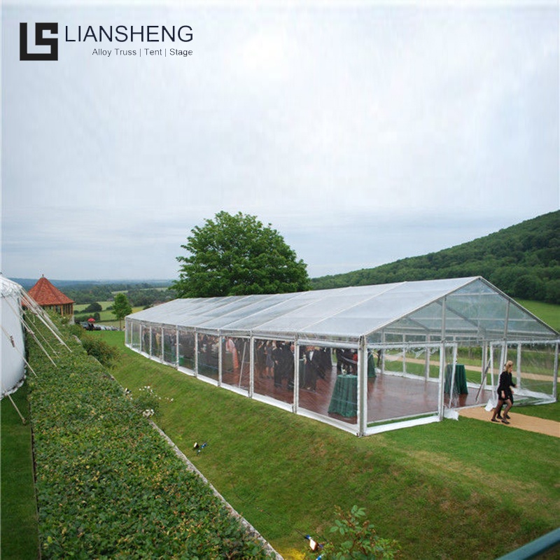 خيام حفلات كبيرة بإطار من الألومنيوم للكنيسة في الهواء الطلق خيام حفلات سرادق 15 × 30 م