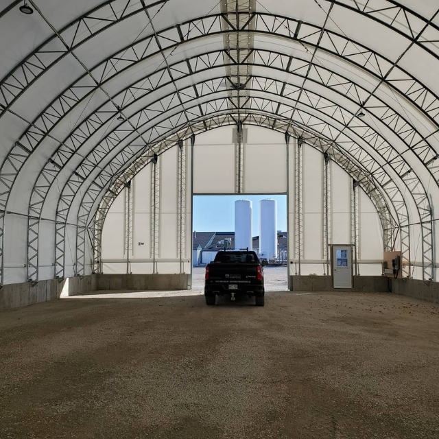 خيمة صناعية نصف دائرية للخدمة الشاقة مصنعة خيمة مستودع سبائك الألومنيوم للبيع