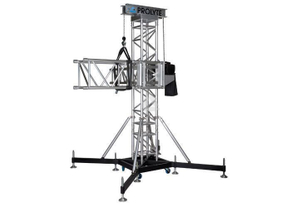 نظام تروس رفع الأضواء ومكبرات الصوت