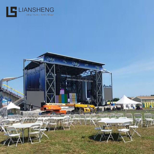 تصميم مجاني لنظام تروس الألمنيوم المسطح العلوي حسب الطلب تصميم الحفلة الموسيقية في الهواء الطلق