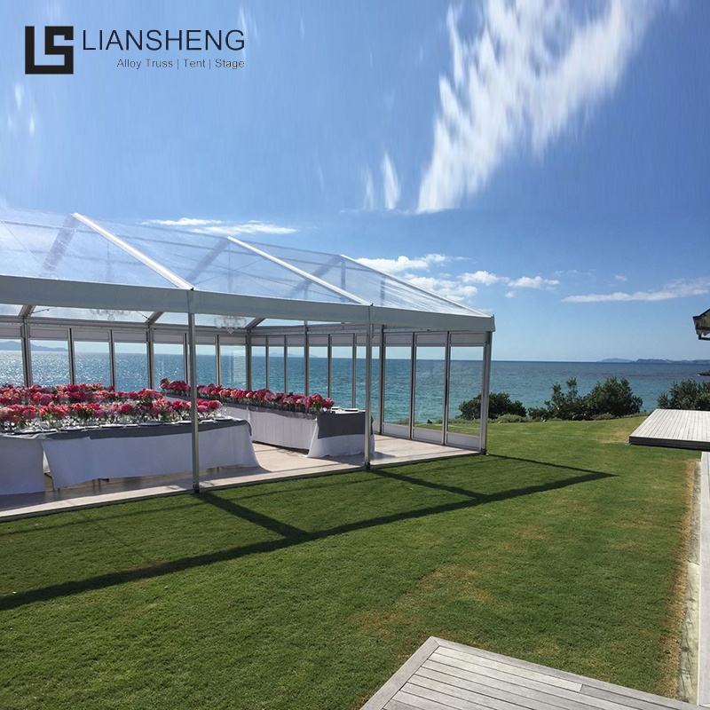 خيمة كريستال بلازا 25x45 م خارجية بانورامية