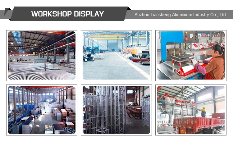 مرحلة الزفاف المصنوعة من الألومنيوم والزجاج المحمول القابلة للطي