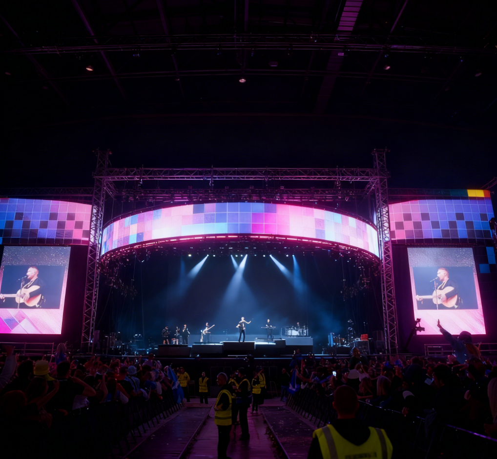 نظام تروس ألومنيوم كبير مقاس 20 م × 40 م