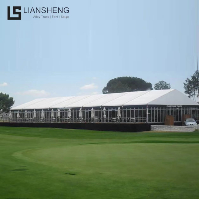 خيمة رياضية بإطار من الألومنيوم مقاس 20 م × 30 م من Liansheng لخيمة محكمة Padel 