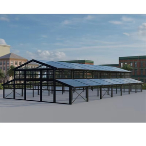 وصول جديد الإطار الأسود خيام الزفاف أتريوم هيكل مكان الحدث سرادق مع هيكل الجدار الزجاجي خيمة لأحداث الحفلات