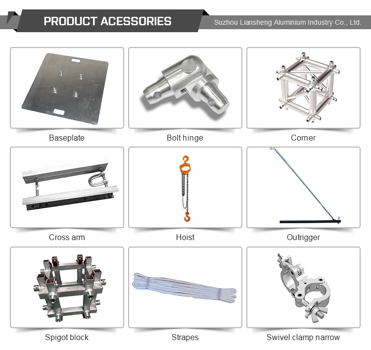 مرحلة الزفاف المصنوعة من الألومنيوم والزجاج المحمول القابلة للطي