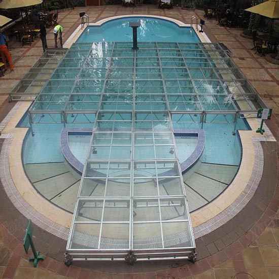 مرحلة الزفاف المصنوعة من الألومنيوم والزجاج المحمول القابلة للطي