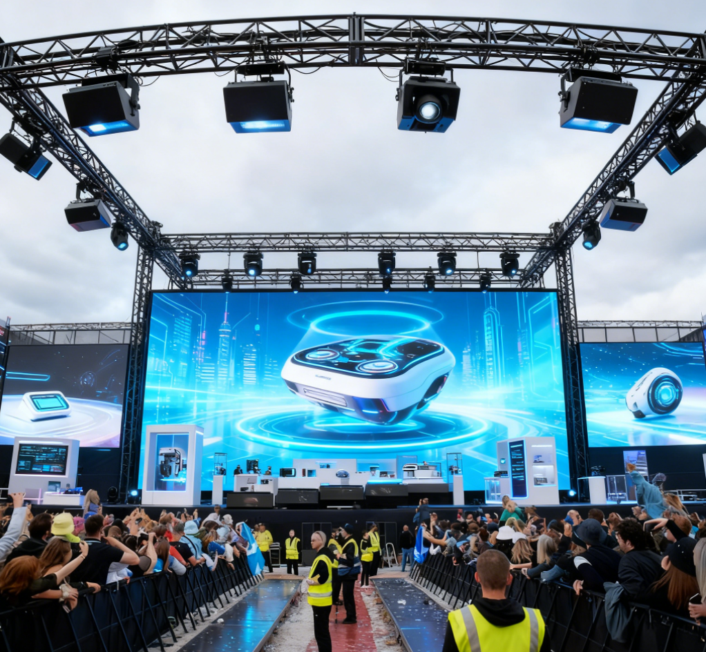 نظام تروس ألومنيوم كبير مقاس 20 م × 40 م