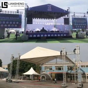 الألومنيوم المحمولة المرحلة منصة المضادة للانزلاق حفلة موسيقية المرحلة المنصة المثلث سقف الجمالون يعرض
