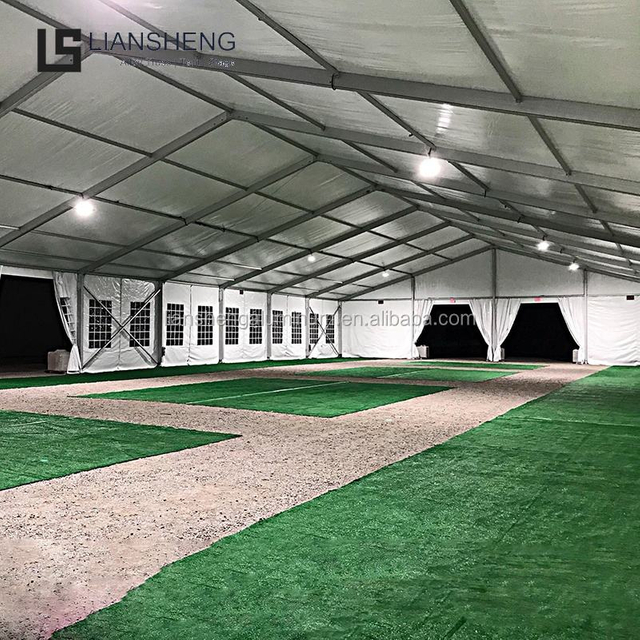  خيمة مستودع هيكل الألومنيوم في الهواء الطلق الصانع خيمة تخزين صناعية كبيرة للماء للبيع