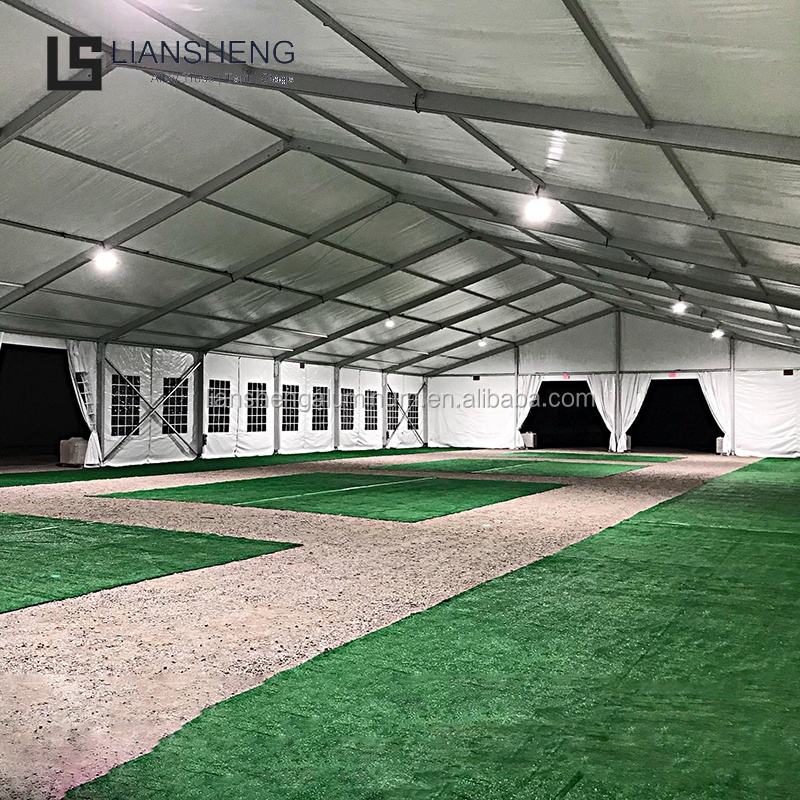 خيام ألومنيوم معيارية متينة مقاومة للماء مقاس 20x50 م لهيكل المستودعات