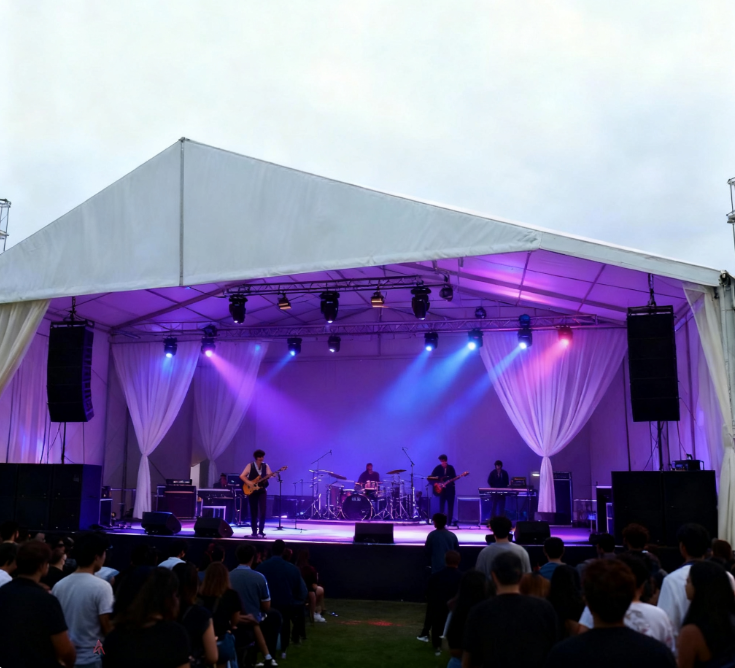 [سلسلة Cloud Hall] خيمة زفاف حصرية مقاس 20 × 50 مترًا - استخدام الضوء الناعم كفرشاة لنسج رومانسية هادئة