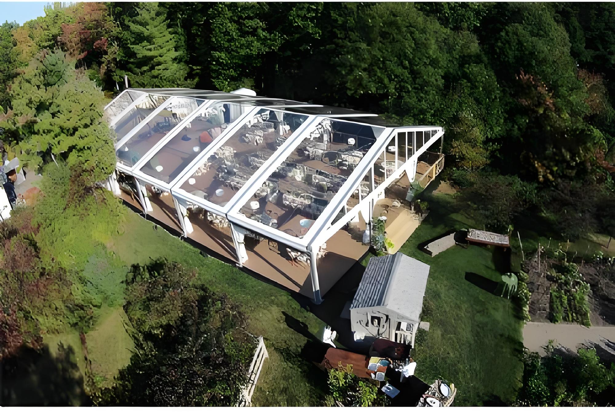 تخصيص حجم الحزب خيمة سهلة تجميع الحدث خيمة طويلة المدى الألومنيوم الإطار خيمة الزفاف مع بطانة السقف